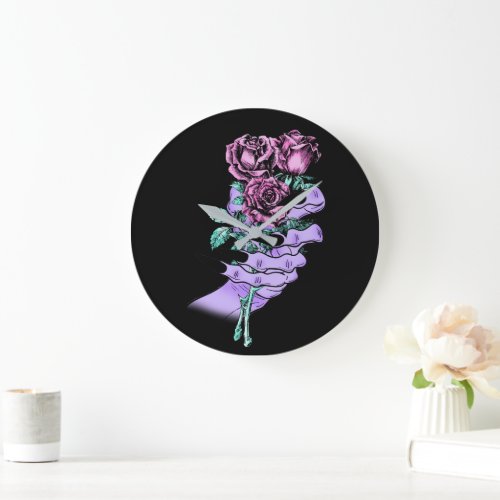 Gothic Bouquet Wall Clock