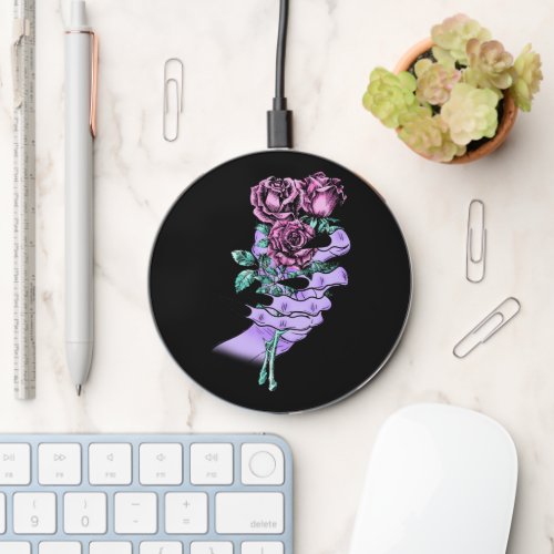 Gothic Bouquet Wireless Charger
