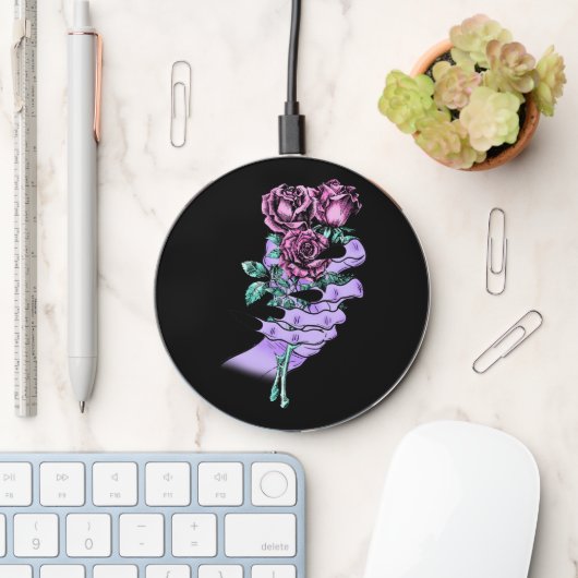 Gothic Bouquet Wireless Charger (Desk)