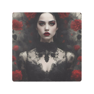 Gothic Bride Metal Print