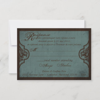 Gothic Bride RSVP Card_Dolores2 Card