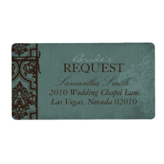 Gothic Bride Shipping Label