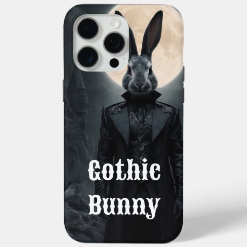 Gothic Bunny Phone Case for Lovers of Past Days