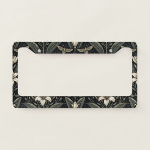 Gothic Butterfly Floral Pattern (4) License Plate Frame