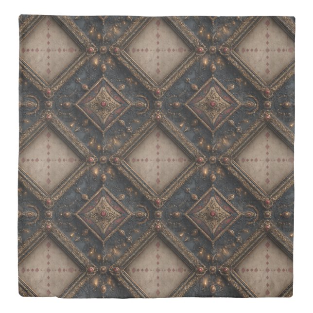 Gothic Carved Woodwork Pattern (1) Duvet Cover (Front)