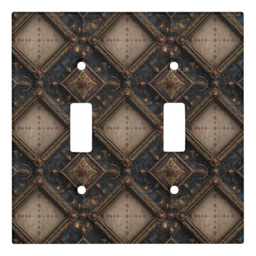 Gothic Carved Woodwork Pattern (1) Light Switch Cover