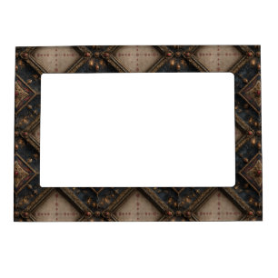Gothic Carved Woodwork Pattern (1) Magnetic Frame