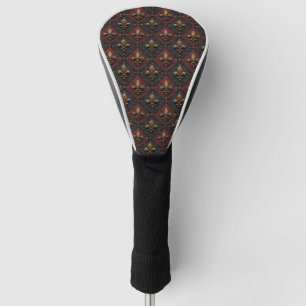 Gothic Carved Woodwork Pattern (2) Golf Head Cover