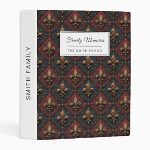 Gothic Carved Woodwork Pattern (2) Mini Binder