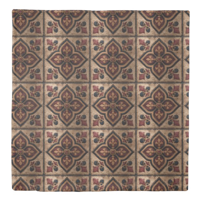 Gothic Carved Woodwork Pattern (3) Duvet Cover (Front)