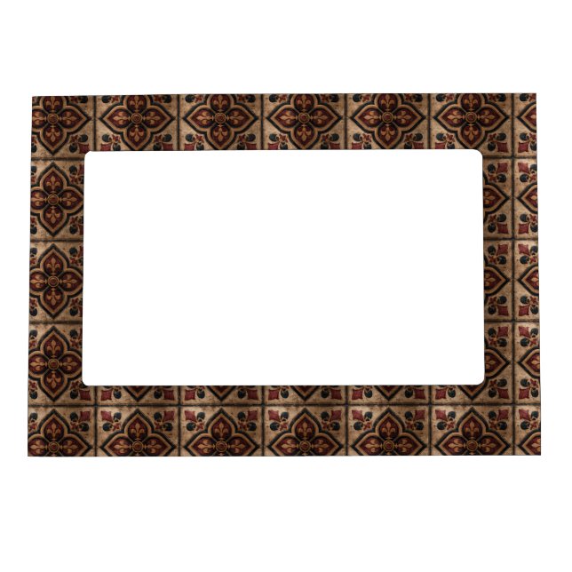 Gothic Carved Woodwork Pattern (3) Magnetic Frame (Front)