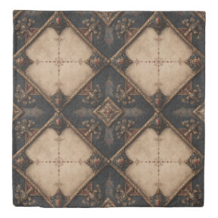 Gothic Carved Woodwork Pattern (4) Duvet Cover