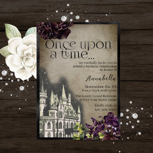 Gothic Castle Fairy Tale Theme Invitation (Creator Uploaded)