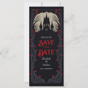 Disney Fairytale Wedding Skyline Save the Date Cards