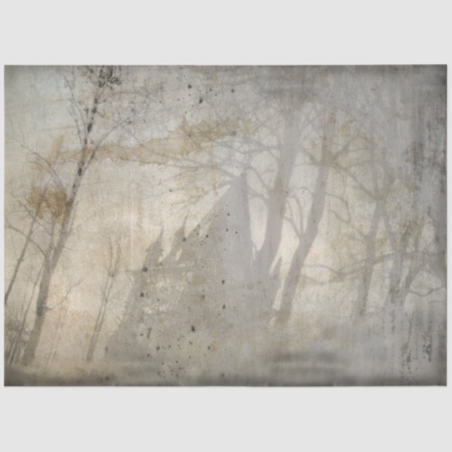 Gothic Castle Series Design 1 Tissue Paper (Front)