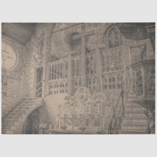 Gothic Castle Series Design 3 Tissue Paper (Front)