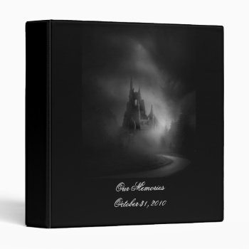 Gothic Castle Wedding Photo Album Binder by gothicbusiness at Zazzle