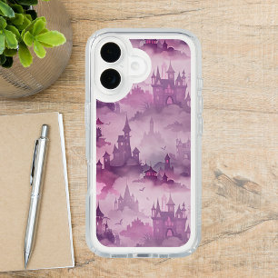 Gothic Castles in Mist – Haunted Fantasy Halloween iPhone 16 Case