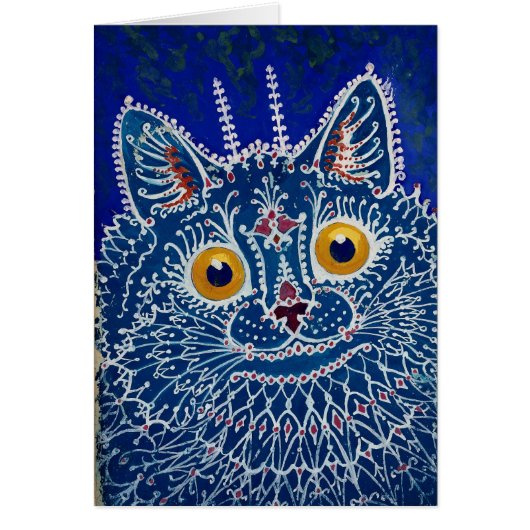 Gothic Cat by Louis Wain Cards (Front)