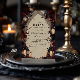 Gothic Cathedral Arch Halloween Celebration Invitation