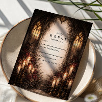 Gothic Cathedral Candlelight Wedding