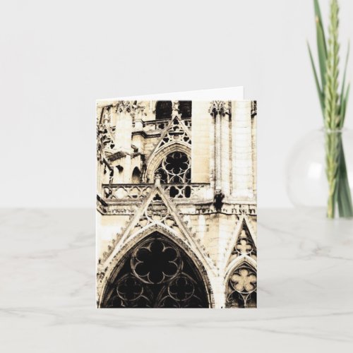 Gothic Cathedral  Card  Invitations