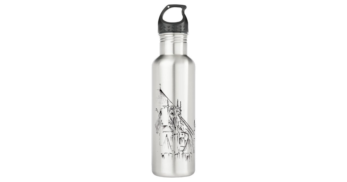 Gothic Cathedral Metal Water Bottle Zazzle