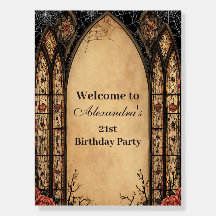 Gothic Cathedral Midnight Birthday