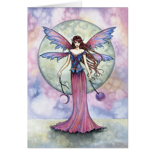 Gothic Celestial Fairy Card by Molly Harrison (Front)