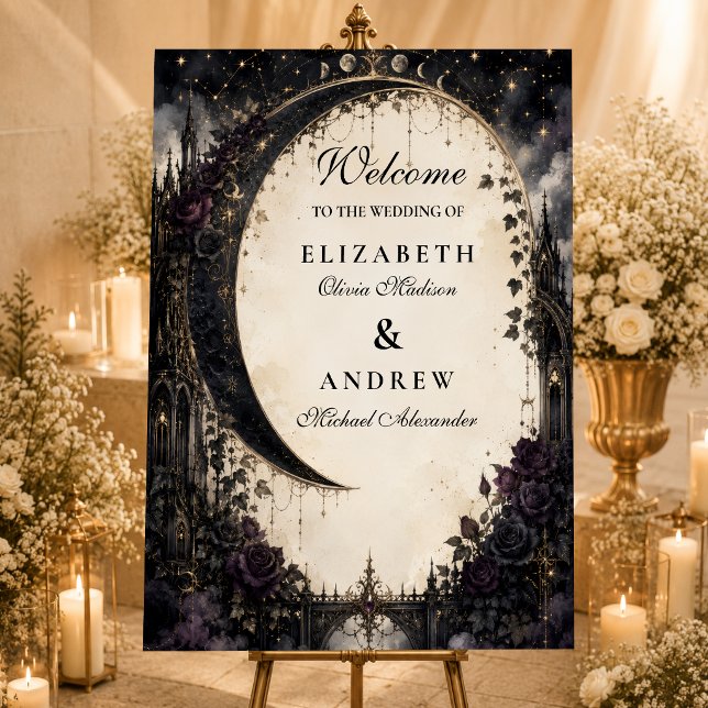 Gothic Celestial Wedding Foam Board (Creator Uploaded)