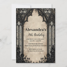 Gothic Chandelier Midnight Birthday