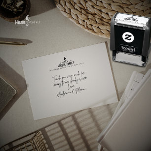 Gothic Chic Family Return Address Stamp