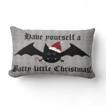 Gothic Christmas bat decor