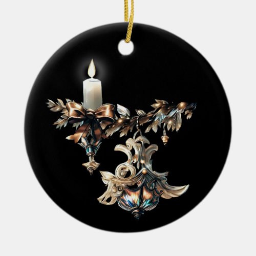 Gothic Christmas  Ceramic Ornament