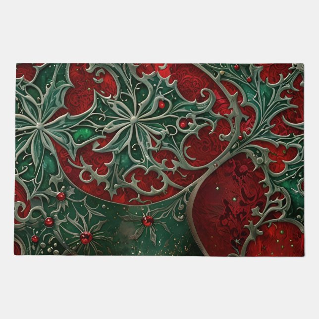 Gothic Christmas Doormat (Front)