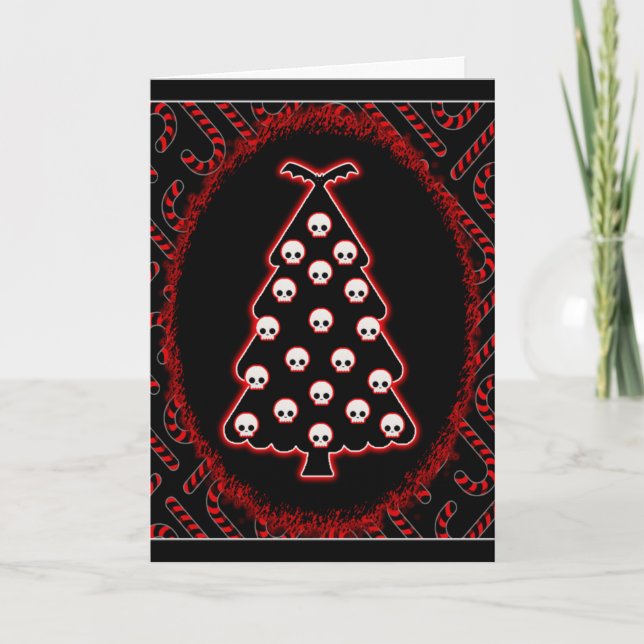 Gothic Christmas Holiday Card (Front)
