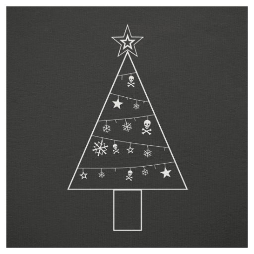 +{ Gothic Christmas Tree }+ Fabric