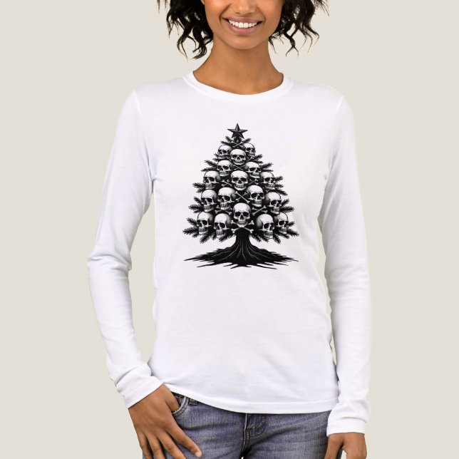 Gothic Christmas Tree II Tri-Blend Shirt (Front)