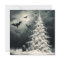 Gothic Christmas Tree with Spooky Bats Horror