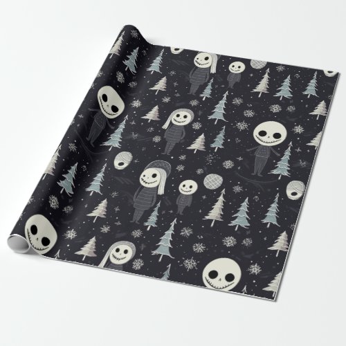 Gothic Christmas  Wrapping Paper