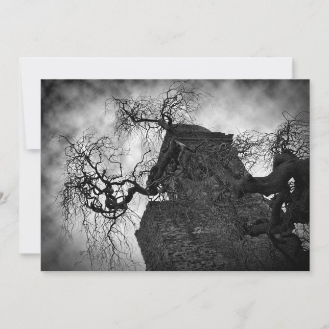 Gothic Church Halloween Party Invitation (Front)