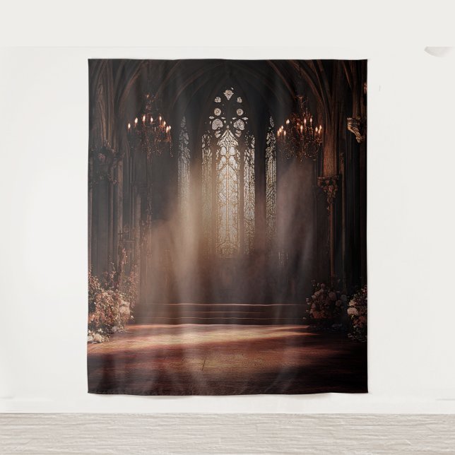 Gothic Church Photo Booth Prop Backdrop (Front)