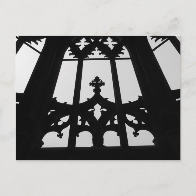Gothic church window postcard (Front)