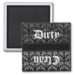 Gothic Clean Or Dirty Dishwasher Magnet at Zazzle