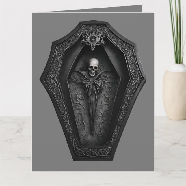 Gothic coffin card (Front)