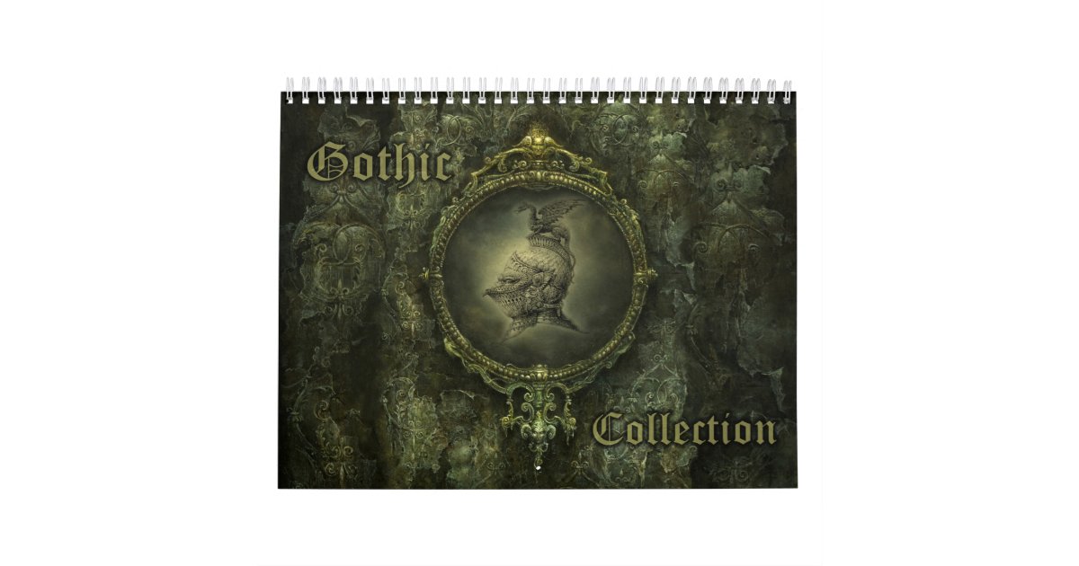 Gothic Collection Calendar Zazzle