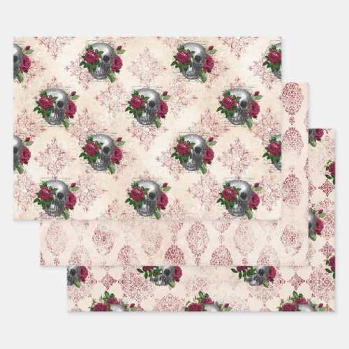 Gothic Countenance Series Design 16   Wrapping Paper Sheets