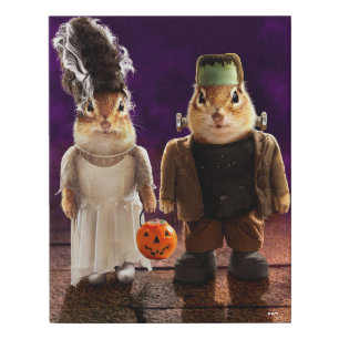 Gothic Couple Faux Canvas Print