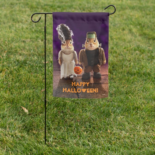 Gothic Couple Garden Flag (In SItu)