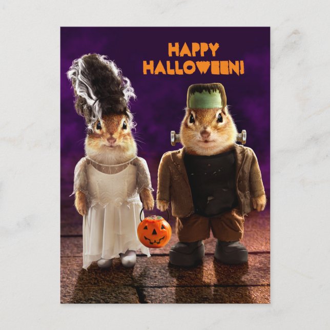Gothic Couple Invitation Postcard (Front)